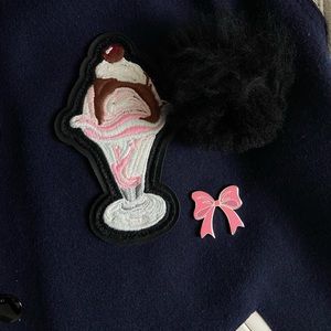 Coach 1941 Varsity Bomber Jacket with Sundae Ice Cream Patch